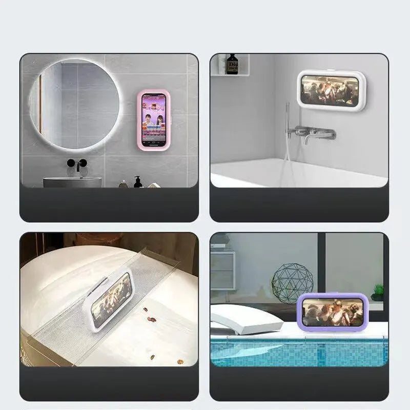 Waterproof Shower Phone Holder – 360°